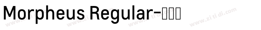 Morpheus Regular字体转换